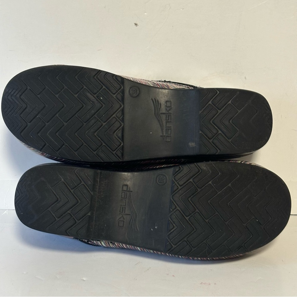 Dansko 39 Professional Style Stripe Clog Shoe Mul… - image 7